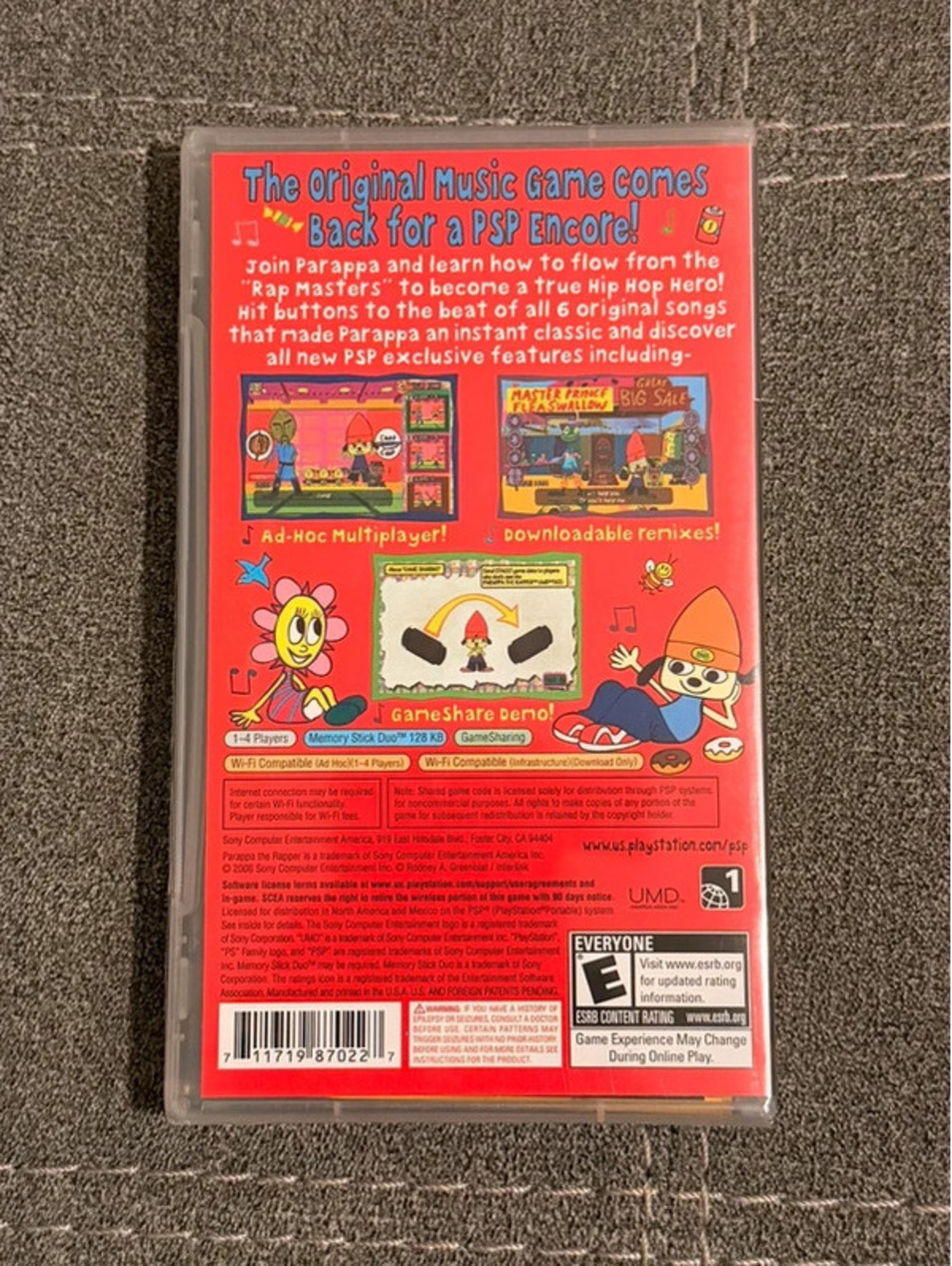 PaRappa the Rapper (NEW) for PSP - Picture 3 of 3